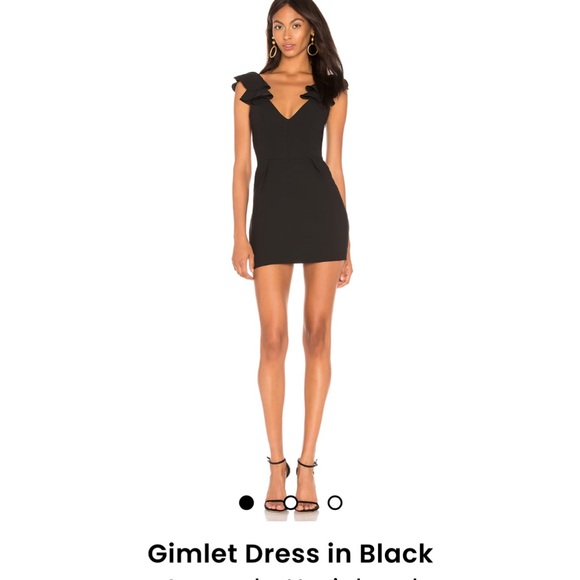 Amanda Uprichard Gimlet Dress black S - Picture 2 of 6
